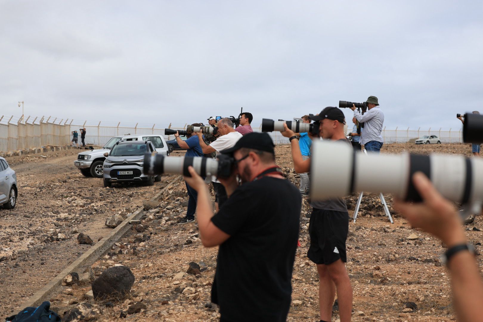 Spotters en Gando: la pasión por la aviación en el cielo de Gran Canaria