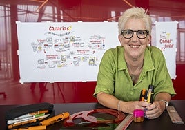 Verity Harrison frente a la historia del CANARIAS7.