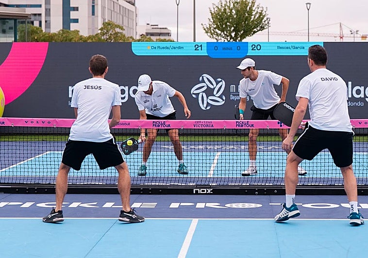 Imagen de un partido disputado en Málaga.