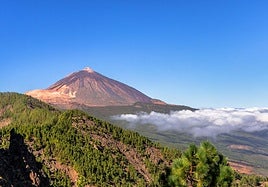 Paronámica del Teide, en Tenerife.