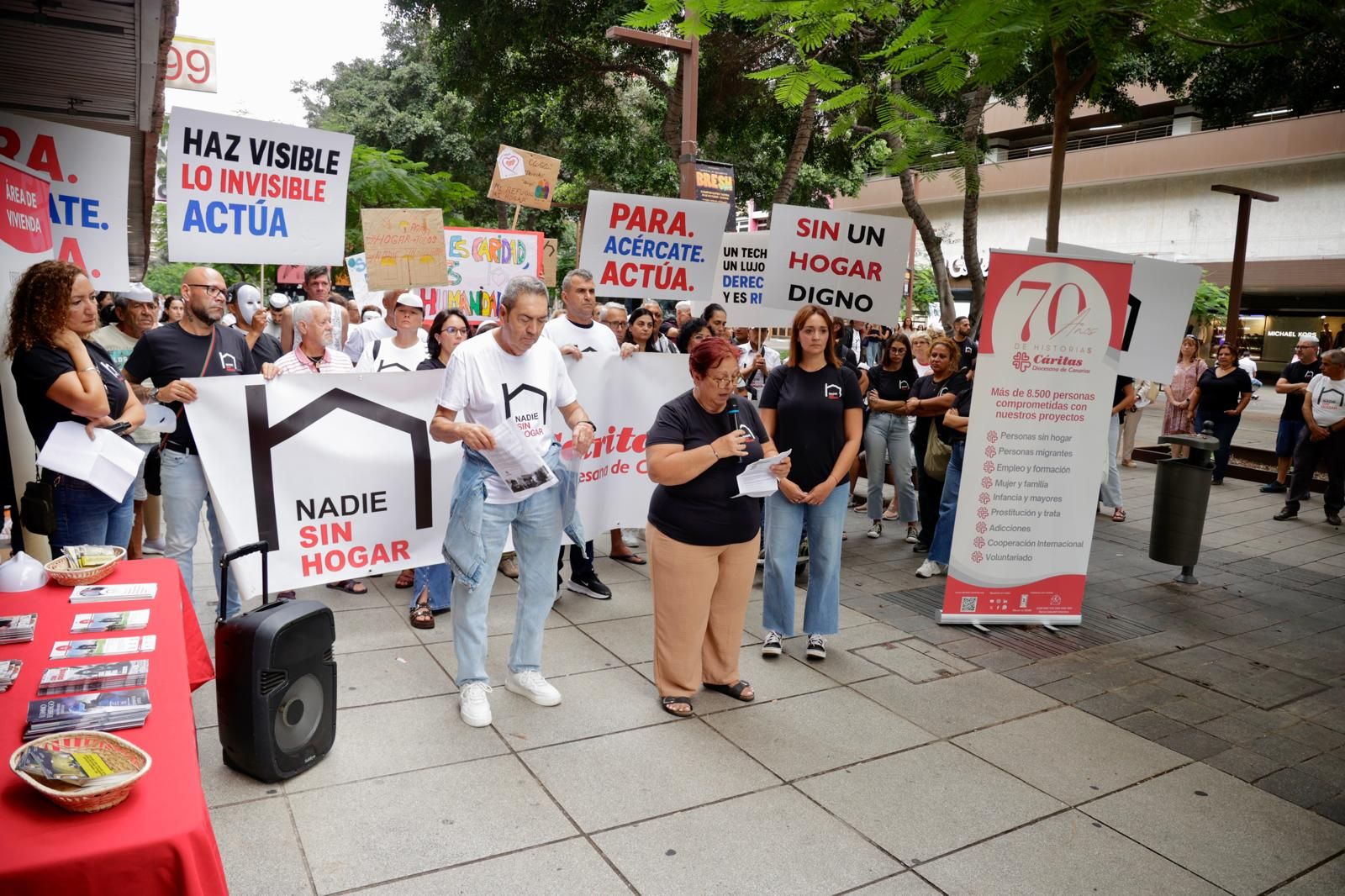 Cáritas da voz y rostro a las personas sin hogar