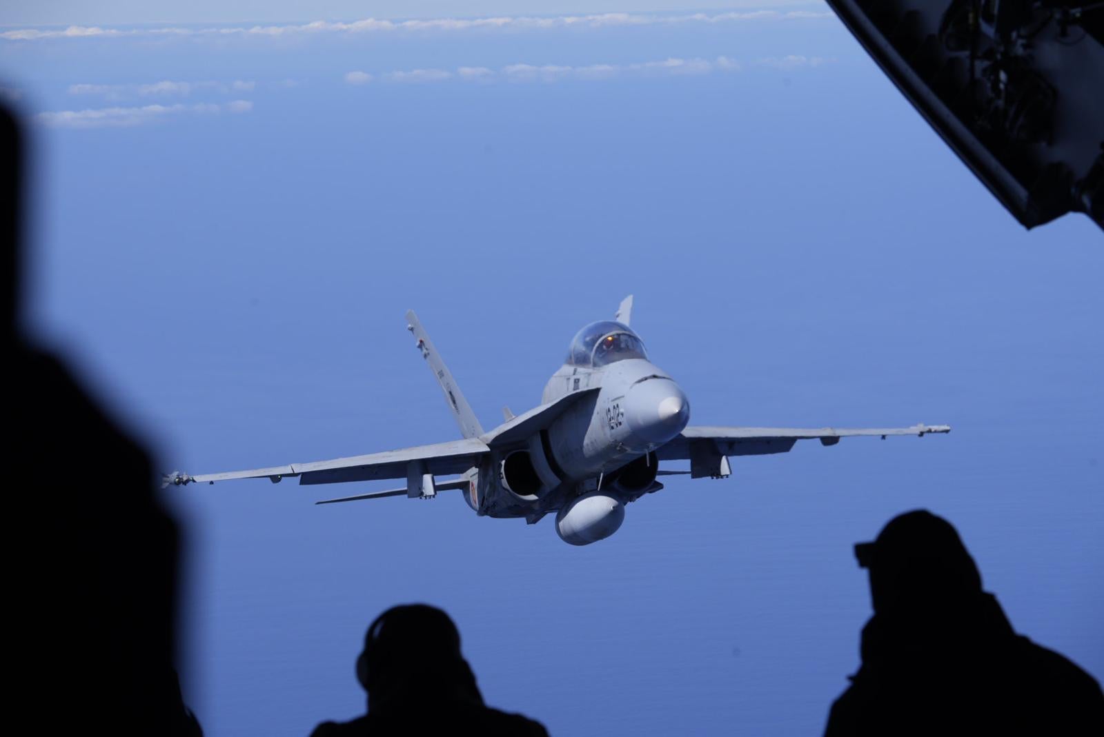 El Ejército del Aire informa en la Base Aérea de Gando, en imágenes