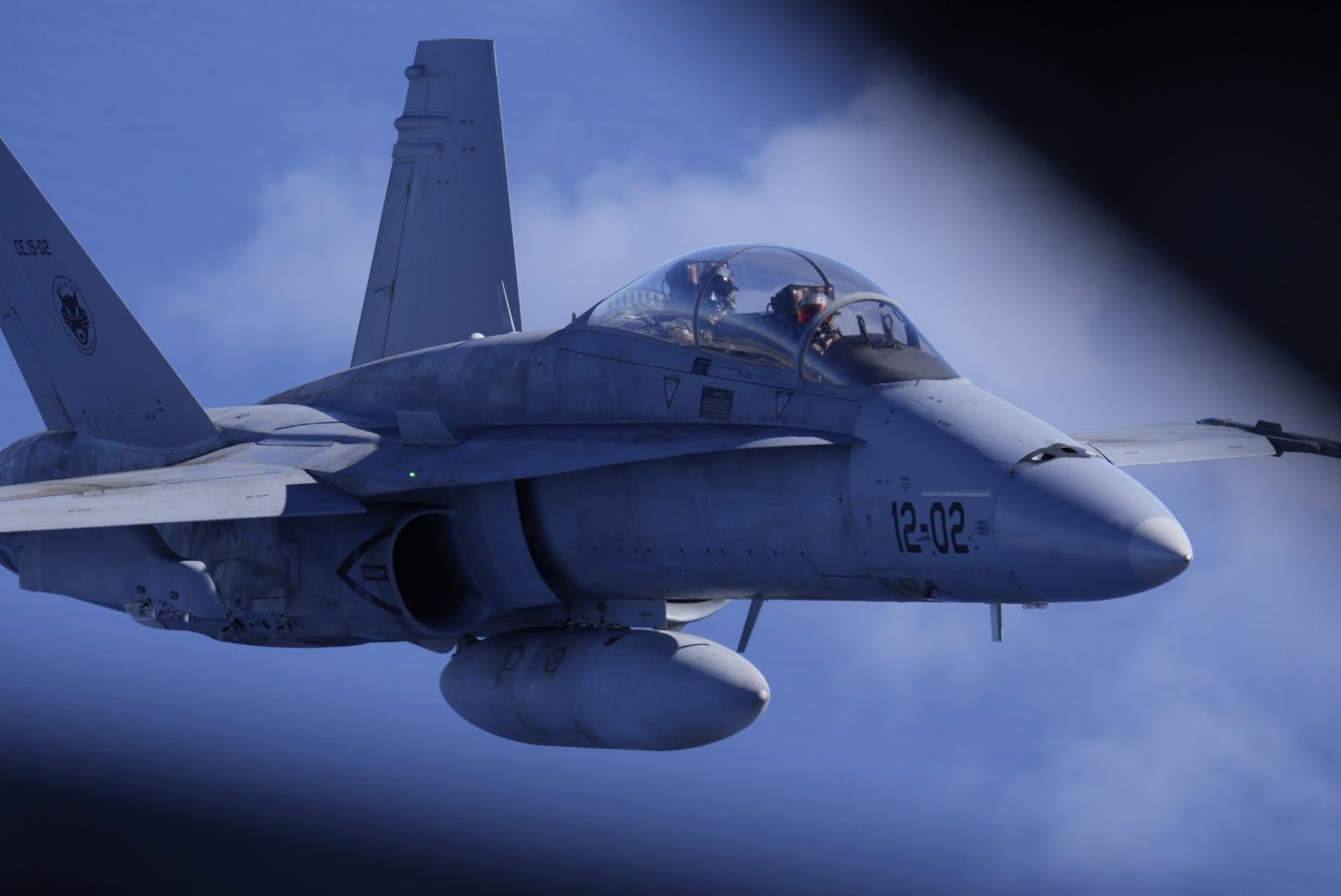 El Ejército del Aire informa en la Base Aérea de Gando, en imágenes