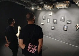 Parte de una de las tres muestras.