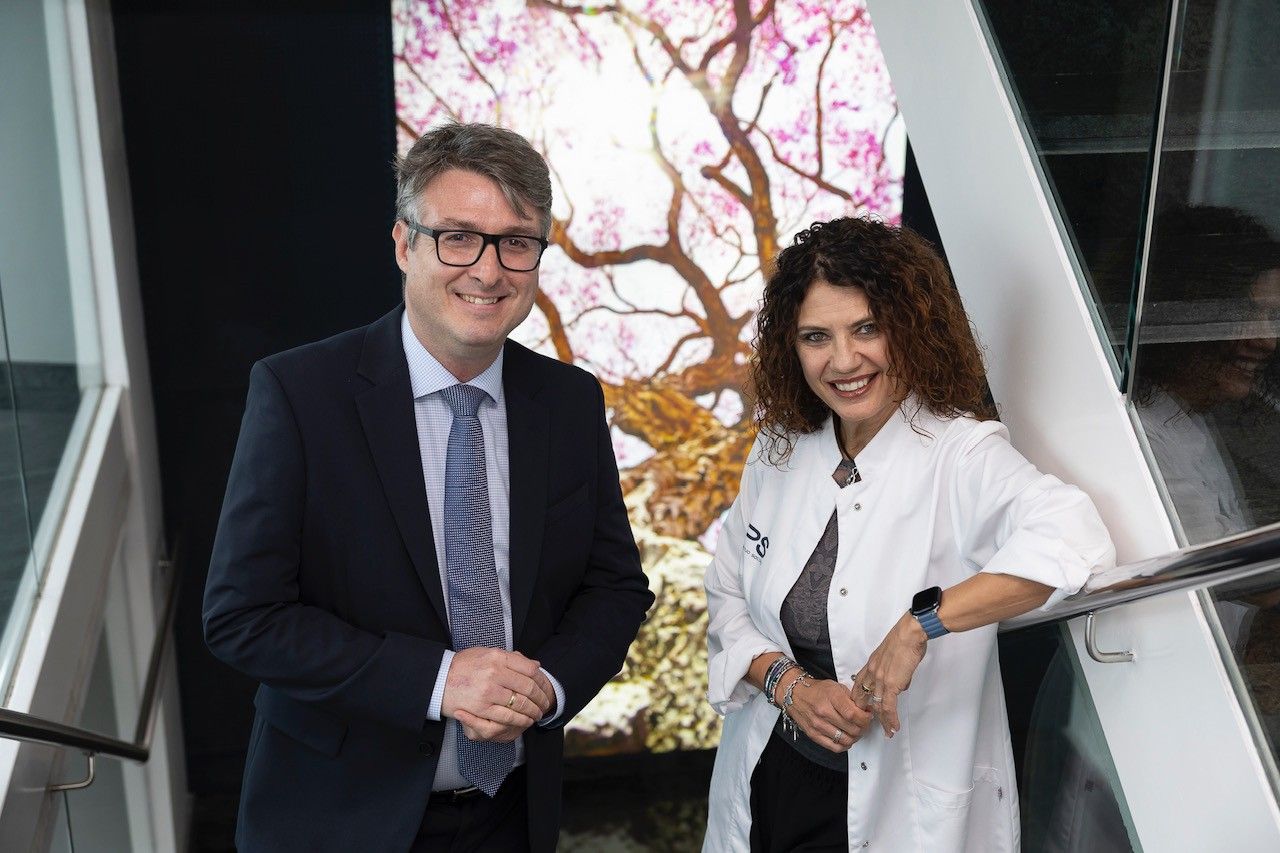 Cristina Jimenez, directora médica, y Francisco Teruel, ingeniero informático.