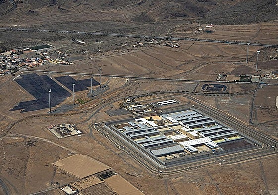 Imagen aérea del centro penitenciario Las Palmas II, ubicado en Juan Grande.