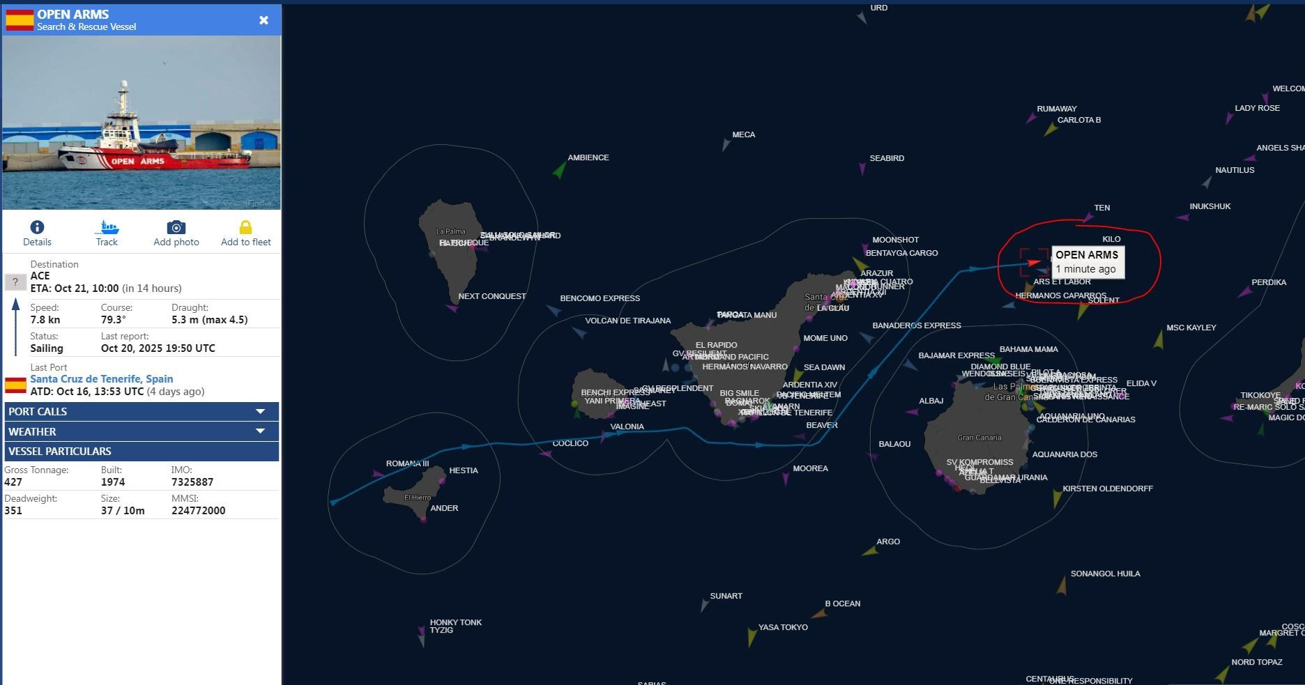 Open Arms, a la tercera (no) fue la vencida