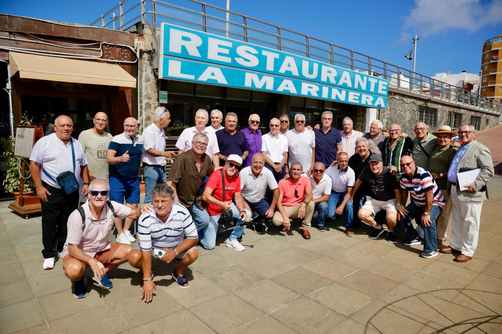 Emotivo almuerzo entre veteranos y antiguos dirigentes de filiales de la UD Las Palmas