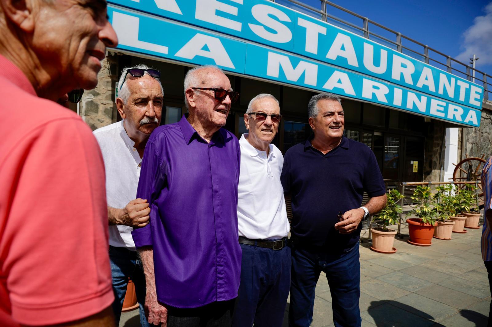 Emotivo almuerzo entre veteranos y antiguos dirigentes de filiales de la UD Las Palmas