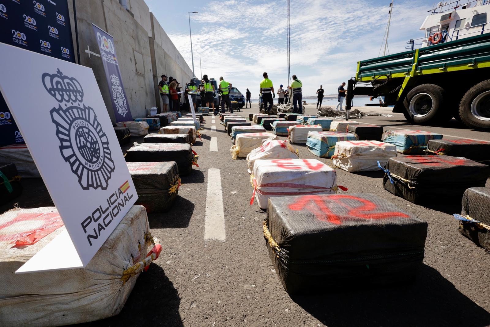 Así fue el desembarco de 4.000 kilos de cocaína en el puerto de Arinaga