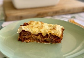 Auténtica lasaña de carne con placas La Isleña