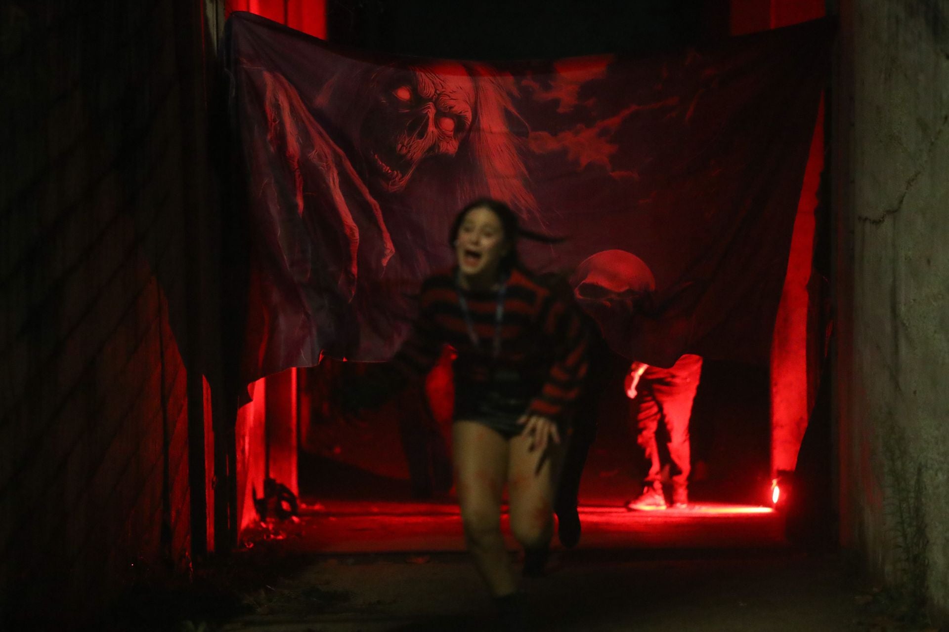 Imagen de archivo de una casa del terror.