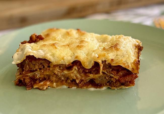 Auténtica lasaña con placas, directas al horno de La Isleña