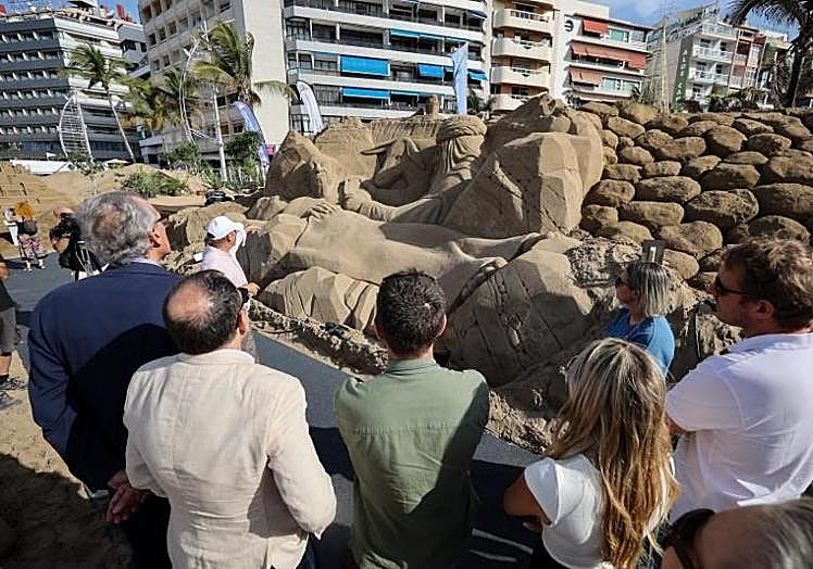 Imagen del belén del pasado año.