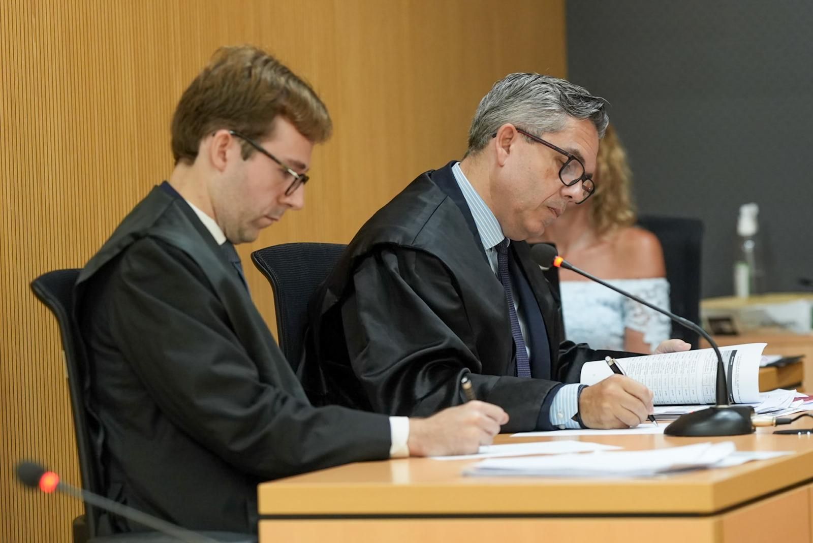 Imágenes de la declaración de la concejala Inmaculada Medina y la gerente de la Sociedad de Promoción, María Elena Rodríguez, por el carnaval de 2024