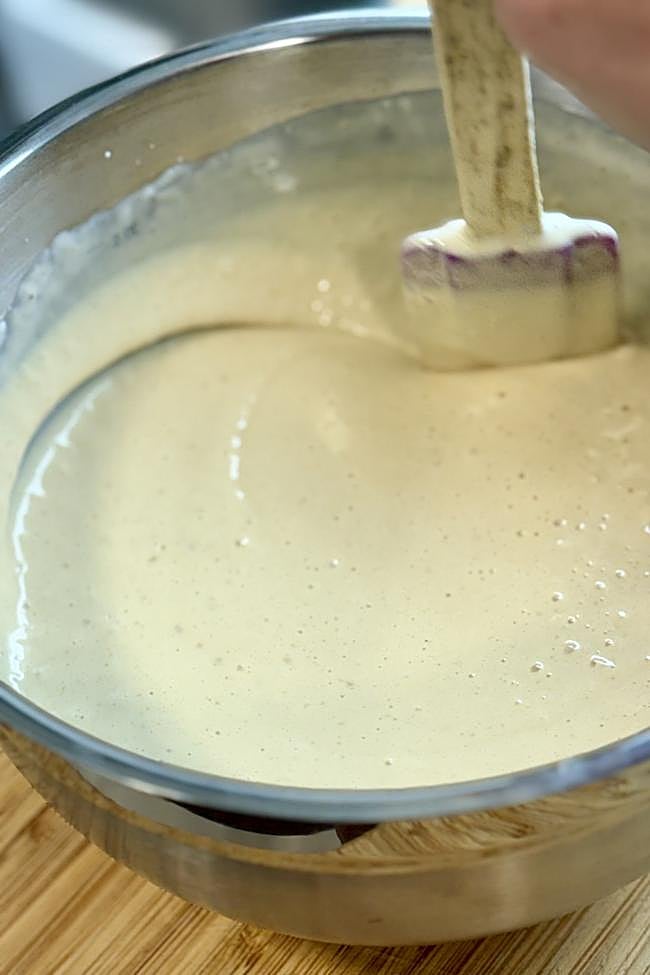 Mezclamos con movimientos envolventes