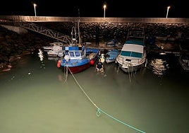 David Delgado, en una foto de archivo, con el agua un poco por encima de las rodillas.