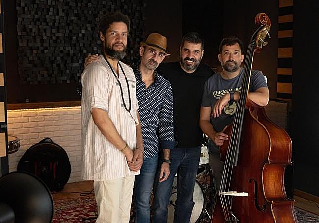 De izquierda a derecha, Ariel Brínguez, Yul Ballesteros, Akior García y Tana Santana.