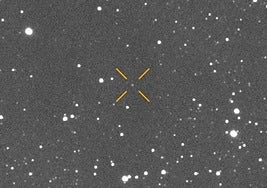 Imagen del cometa interestelar 3I/ATLAS.