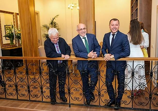 Carmelo Ramírez, Antonio Morales y Teodoro Sosa en una imagen de archivo.