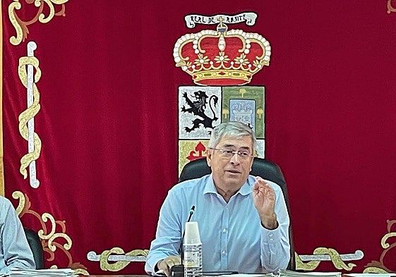 El alcalde, Marco Aurelio Pérez.