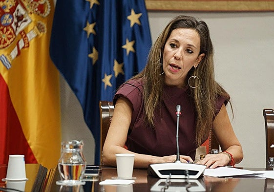 La consejerra de Turismo y Empleo, Jessica de León, durante una comparecencia en comisión parlamentaria.