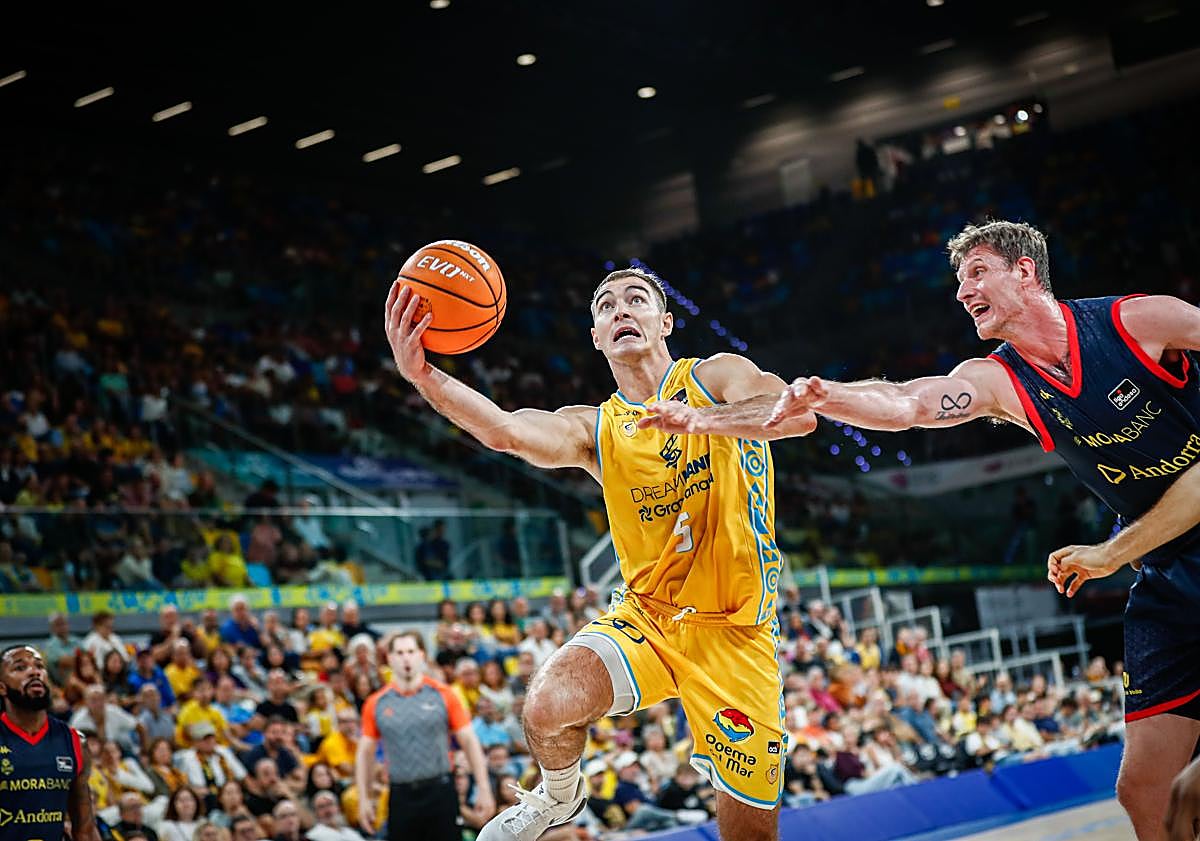 Imagen principal - El Dreamland Gran Canaria entierra los fantasmas en el Arena (102-85)