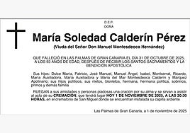 María Soledad Calderín Pérez