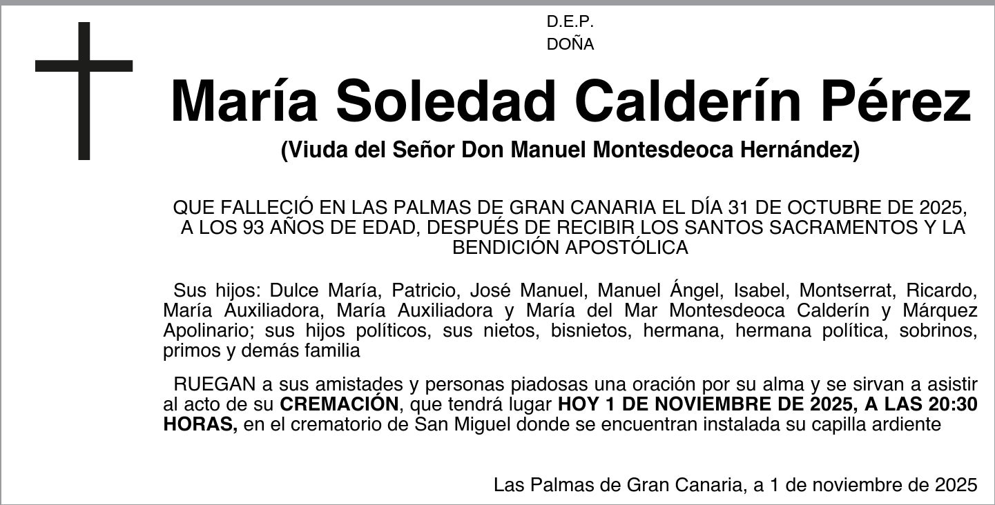 María Soledad Calderín Pérez