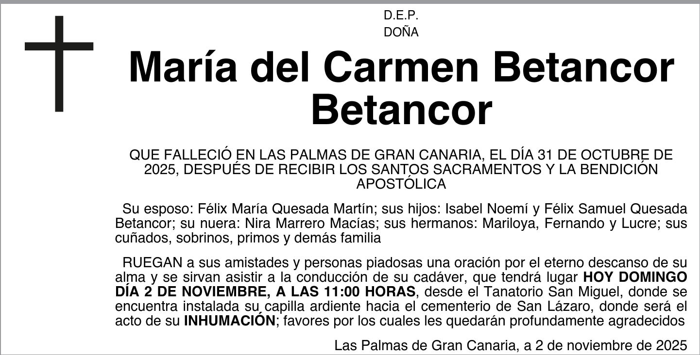 María del Carmen Betancor Betancor