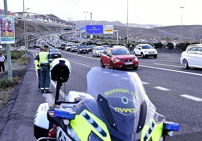 Tramo entre Jinámar y La Pardilla con una de las IMD más altas de España.