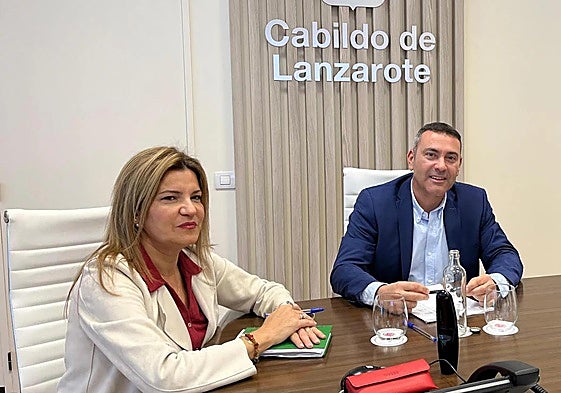 María Jesús Tovar y Oswaldo Betancort.