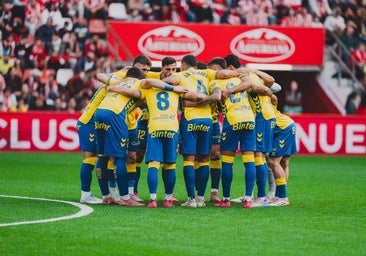 Botella media llena en la UD: «Puntos como el de Gijón fabrican los ascensos»