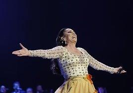 Isabel Pantoja en su último concierto en el Gran Canaria Arena.
