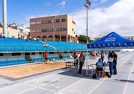 Pruebas físicas realizadas a los aspirantes a policía de Santa Lucía en el mes de septiembre.