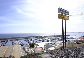 Imagen del muelle de Taliarte.