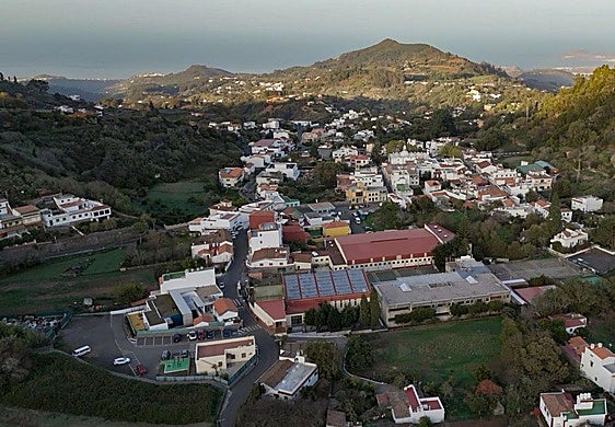 Panorámica aérea de Valleseco.