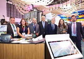Responsables de turismo de Gran Canaria y Canarias en la World Travel Market.