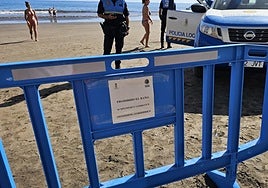Vertido en la playa de Vargas, en Agüimes.