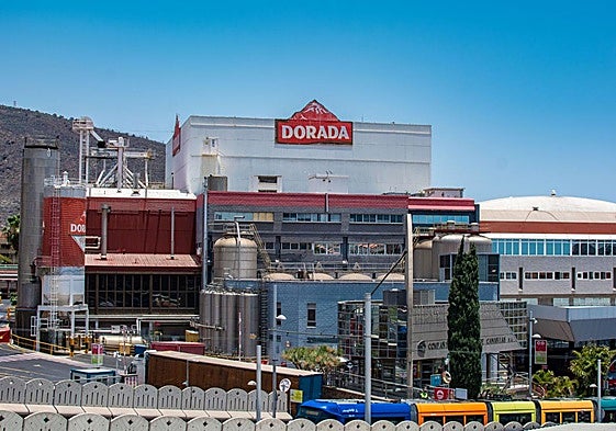 imagen de la industria cervecera en Tenerife.