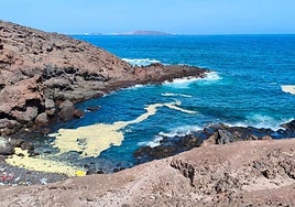 Contaminación en el litoral de Agüimes.