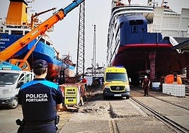 Imagen de C.M.R en el desempeño de sus funciones.