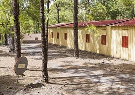 Imagen parcial de las instalaciones del albergue del pinar de Tamadaba.