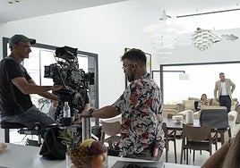 Imagen de archivo de un rodaje en Gran Canaria.