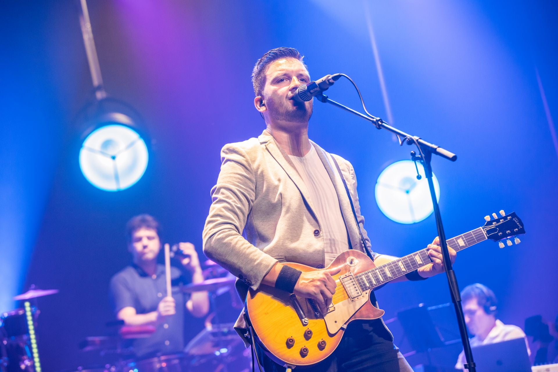 Óscar Rosende, voz y guitarra, de Great Straits.