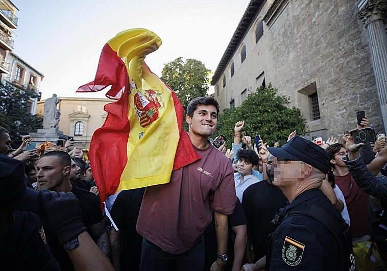 Vito Quiles en la Universidad de Granada.