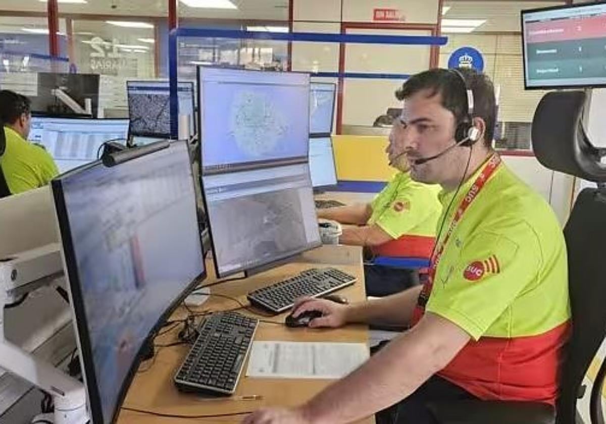 Archivo del personal del 112.