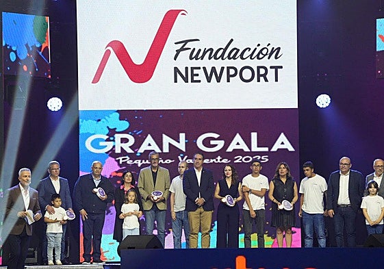 Momento de la Gala Pequeño Valiente, celebrada en el Gran Canaria Arena.