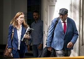 Koldo García, en octubre de este año, en el exterior de la sede del Tribunal Supremo.