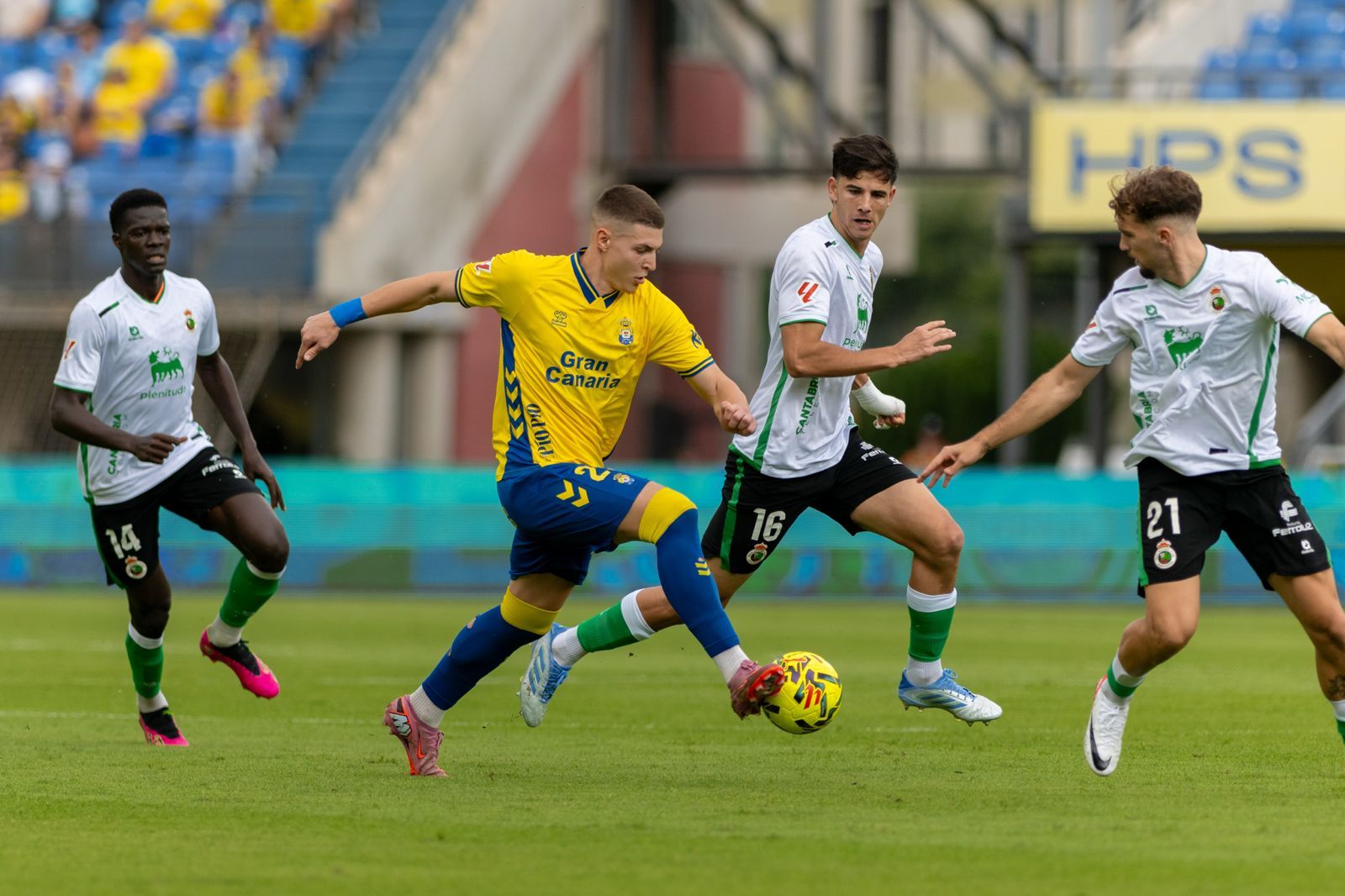 Imágenes del duelo: UD Las Palmas - Racing